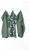 Keukenhanddoek ESSENTIALS, microfiber 40x60cm, SET/3, stone green