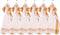Keukenhanddoek katoen PHARAO 50x70 cm - set/6, camel