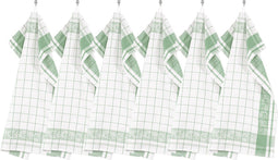 Keukenhanddoek katoen PHARAO 50x70 cm - set/6, smoke green