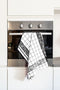 Keukenhanddoek katoen PHARAO 50x70 cm - set/6, zwart