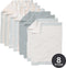 Keukenhanddoek MULTILINES 50x70cm - set/8 - light grey