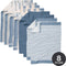 Keukenhanddoek MULTILINES 50x70cm - set/8 - stone blue