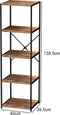 Keukenkast industrieel - keukenrek organizer - 139.5 cm hoog