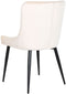Keukenstoel DKD Home Decor Beige Metaal Polyester (56 x 51 x 84 cm)