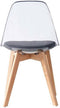 Keukenstoel DKD Home Decor Natuurlijk Zwart 54 x 47 x 81 cm