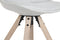 Keukenstoel DKD Home Decor Polyester Lichtgrijs Ek (48 x 44 x 84 cm)