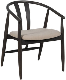 Keukenstoel Zwart Beige 56,5 x 57 x 76 cm