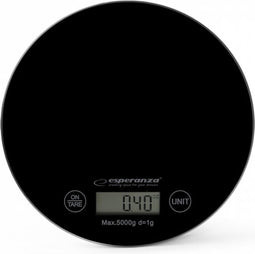 keukenweegschaal Esperanza EKS003K Zwart 5 kg