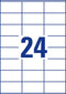 Avery 3475 - ILC Etiketten 70X36mm - 2400 etiketten/100 vellen Quickpeel