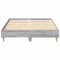vidaXL - Bedframe - zonder - matras - 140x190 - cm - spaanplaat - grijs - sonoma