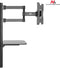 Maclean Brackets MC-771 - TV Muurbeugel - Draai- en kantelfunctie - Zwart