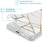 iMoshion Hoesje Geschikt voor Sony Xperia 10 II Hoesje Siliconen - iMoshion Design hoesje - Wit / Meerkleurig / Goud / White Graphic