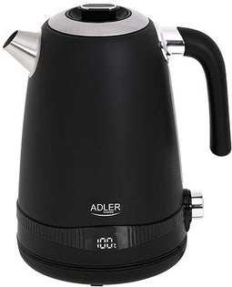 Adler AD 1295b - Waterkoker - 7-staps temperatuurregeling - Roestvrij staal zwart
