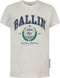 Ballin Amsterdam - Jongens Slim Fit T-shirt - Katoen 100% - Wit - Maat 164