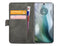 Mobilize Telefoonhoesje geschikt voor Motorola Moto E14 Hoesje | Mobilize Classic Gelly Wallet Bookcase Portemonnee | Pasjeshouder voor 2 Pasjes | Telefoonhoesje voor Pinpas / OV Kaart / Rijbewijs - Zwart