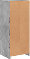 vidaXL - Dressoir - met - LED-verlichting - 41x37x100 - cm - betongrijs