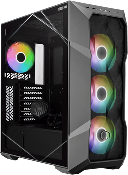 Cooler Master TD500 Max - Tower Behuizing met 850W PSU en 360mm AiO - MAX Grey