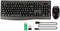 Keyboard and Mouse Bluestork Clavier Souris Sans Fil Black