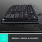 Keyboard and Mouse Logitech Desktop MK120 USB Black Italian