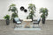 Garden Impressions Margriet tuinstoel - rope - zwart