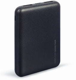 Gembird PB05-02 - Powerbank - 5000mAh - 2x USB-A uitgangen - 1x USB type-C in-/uitgang - Oplaadtijd 2,5u