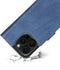 Mobiparts iPhone 16 Pro - Classic Wallet Case - MagSafe Compatible - Blauw