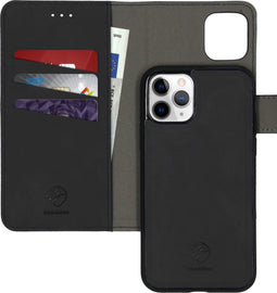iMoshion Hoesje Geschikt voor iPhone 11 Pro Hoesje Met Pasjeshouder - iMoshion Uitneembare 2-in-1 Luxe Bookcase - Zwart