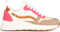 POSH by Poelman CAROCEL - Dames sneakers - Imitatieleer panterprint - Beige