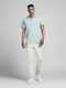 JACK&JONES PREMIUM JPRBLALOGO SPRING SS POLO NOOS - Heren Polo - Lichtblauw met logo - Maat L