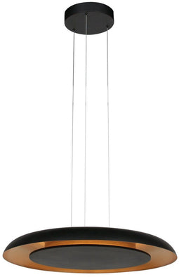 Steinhauer Golden Veil 4332ZW - Hanglamp - Ingebouwde LED-verlichting - Zwart/Goud