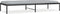 vidaXL - Bedframe - metaal - zwart - 80x200 - cm