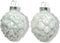 Denappel glas d5h7 cm winterwit 6st