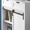 Moderne keukenkast - dressoir met schuifdeur - dressoir - buffet - verstelbare planken - elegant zwa