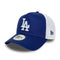 New Era - LA Dodgers Side Patch Dark Blue Trucker Cap