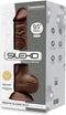 SILEXD - Dildo Dual Density Mod. 3 - 9.5 Brown