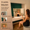 Mirlux Hollywood Spiegel 80x60CM - Make Up Spiegel - 2 Bluetooth Speakers - LED Verlichting - 10x Zoom - Wit