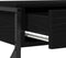 vidaXL - Console - Tafel - Zwart - Eiken - 100x28x75 - cm - Geengineerd - Hout - & - Staal