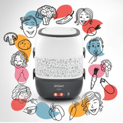 arzum AR1073W Elektrische lunchbox Wit