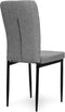 Eetkamerstoelen - grijs - set van 4 - comfortabel design
