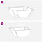 vidaXL - Tuin - Kom - Plantenbak - 35x35x15 - cm - van - Gegalvaniseerd - Staal