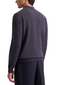 Seidensticker 01.849393 - Gebreide Polo-Pullover - 100% Katoen - Navy - M