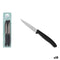 Schiller messenset Quttin Basic Zwart Zilverkleurig Roestvrij staal 9 cm 4 Onderdelen (18 Stuks)