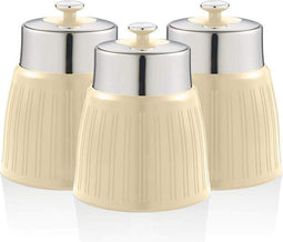 Swan Retro Opbergblikken - Set van 3 - Crème