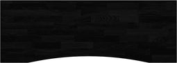 vidaXL - Bureaublad - rechthoekig - 140x50x2,5 - cm - eikenhout - donkerbruin