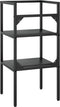 vidaXL Wastafelframe - 40x38x83 cm - gepoedercoat ijzer - zwart