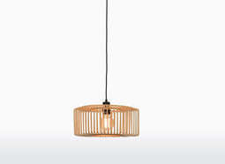 GOOD&MOJO Hanglamp Bromo - Bamboe - Ø40cm - Scandinavisch,Bohemian - Hanglampen Eetkamer, Slaapkamer, Woonkamer
