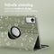 imoshion Tablet Hoes Geschikt voor Xiaomi Redmi Pad SE - imoshion 360° Draaibare Design Bookcase 2.0 - Meerkleurig /Green Flowers