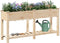 vidaXL - Tuinplanter - met - Rasters - 161x43x76 - cm - Massief - Grenenhout