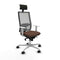 Bureaustoel met hoofdsteun Piqueras y Crespo 4B086N1 Donkerbruin