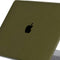 Lunso Geschikt voor MacBook Air 13 inch M1 (2020) cover hoes - case - Sand Army Green